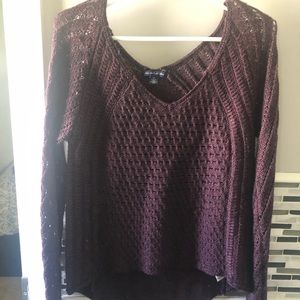 Purple sweater